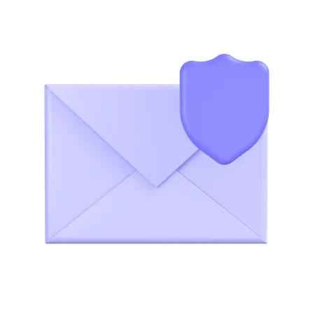 Protected Mail  3D Icon
