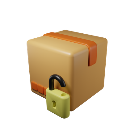 Protected Package  3D Icon