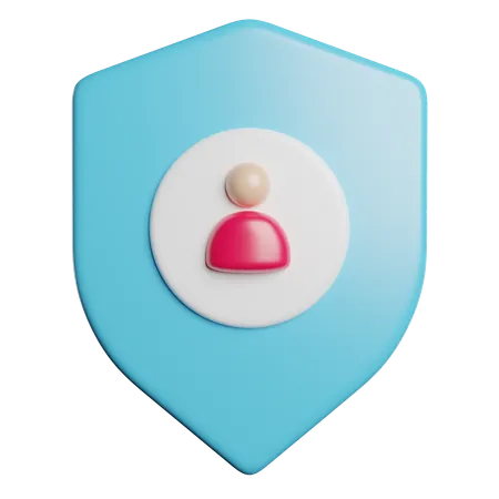 Protection Shield Team 3D Icon