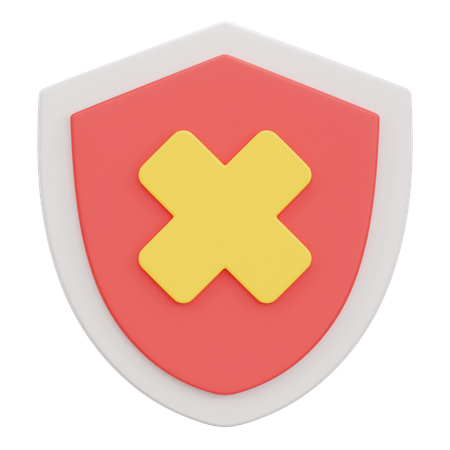 Protection Alert  3D Icon