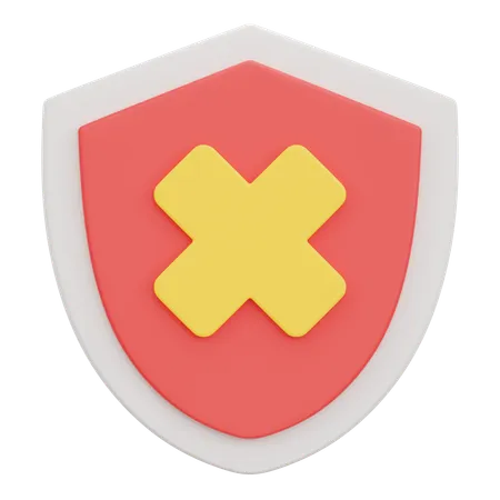 Protection Alert  3D Icon