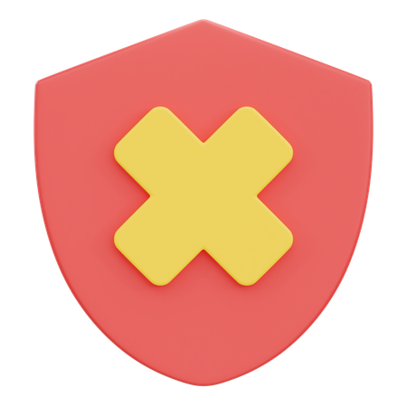 Protection Alert  3D Icon