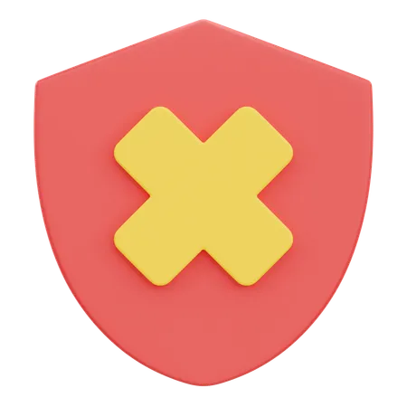 Protection Alert  3D Icon