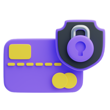 Protection des cartes de débit  3D Icon