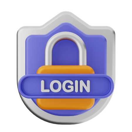 Protection de connexion  3D Icon