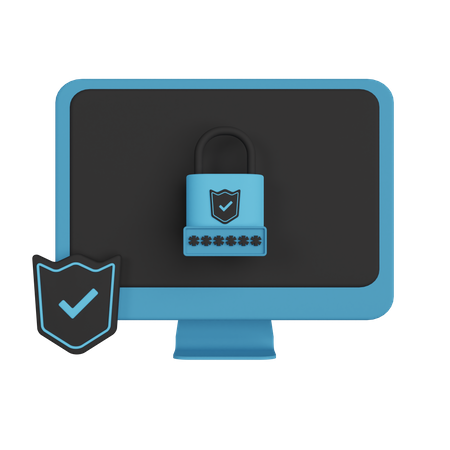 Protection de connexion  3D Icon