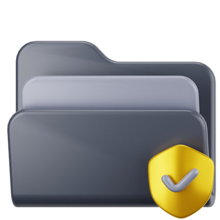 Protection des fichiers  3D Icon