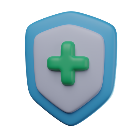 Protection de santé  3D Icon