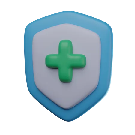 Protection de santé  3D Icon