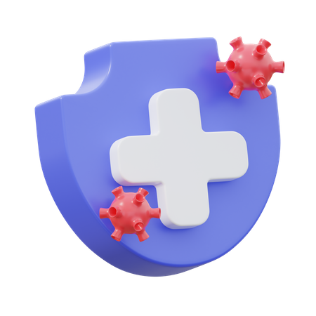 Protection de santé  3D Icon