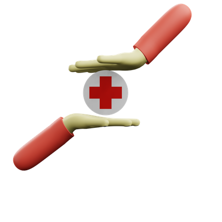 Protection de santé  3D Icon