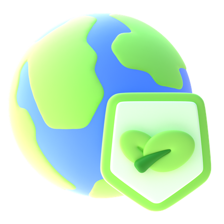 Protection de l'écologie  3D Icon