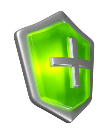 Protection de santé  3D Icon