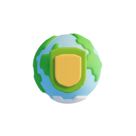 Protection de terre  3D Icon