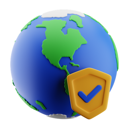 Protection de terre  3D Icon