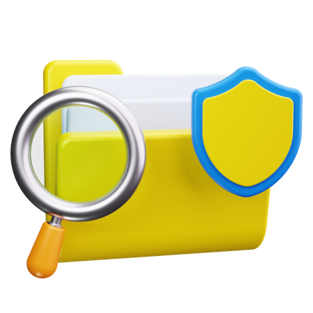 Protection des données  3D Icon