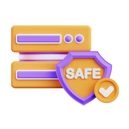 Protection des données  3D Icon