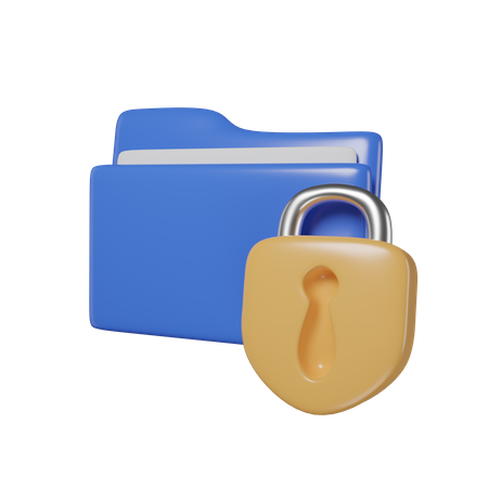 Protection des données  3D Icon