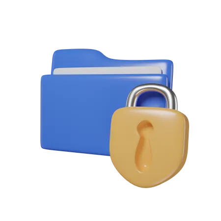 Protection des données  3D Icon