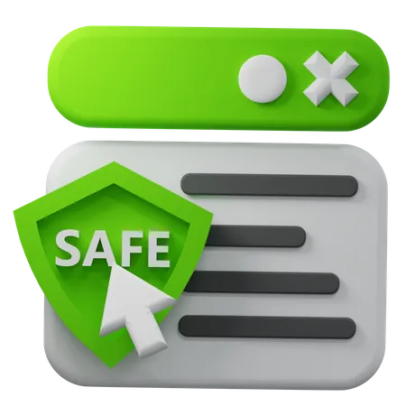 Protection des données  3D Icon