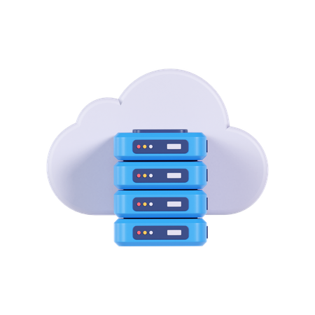 Protection des données dans le cloud  3D Icon