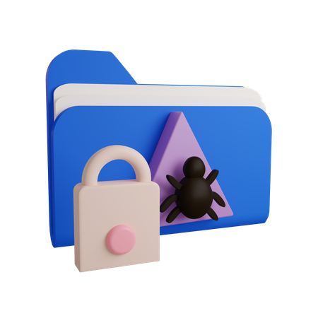 Protection des dossiers  3D Icon