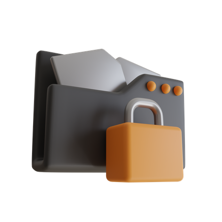 Protection des fichiers  3D Icon