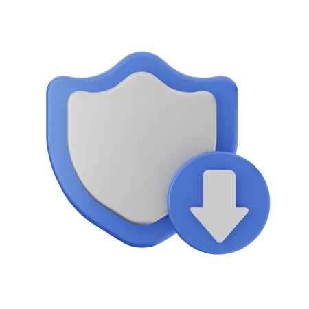 Protection Download 3D Icon