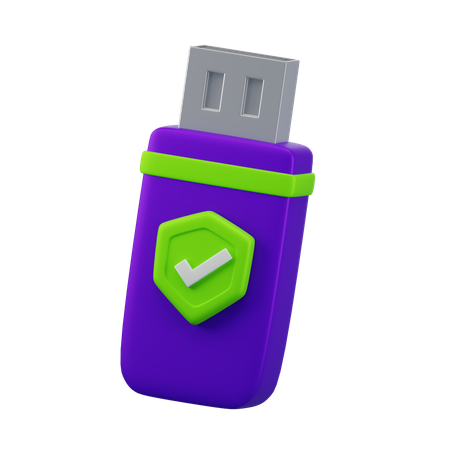 Protection du lecteur USB  3D Icon