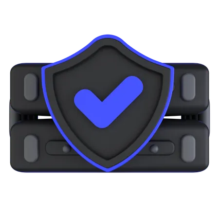 Protection du serveur  3D Icon