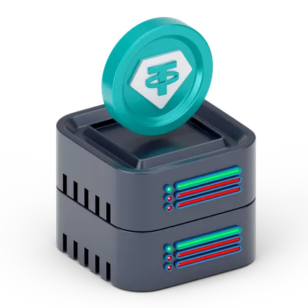 Protection du serveur  3D Icon