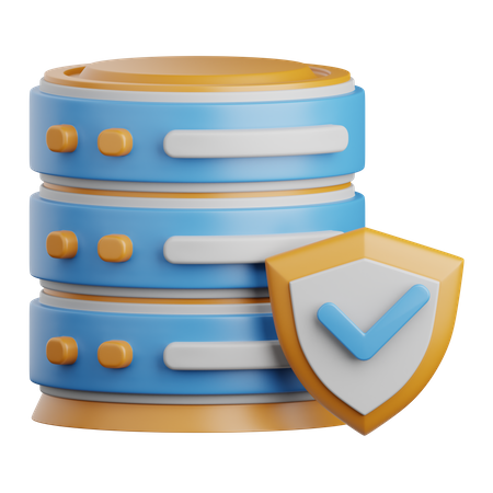 Protection du serveur  3D Icon