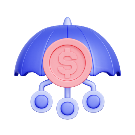 Protection financière  3D Icon