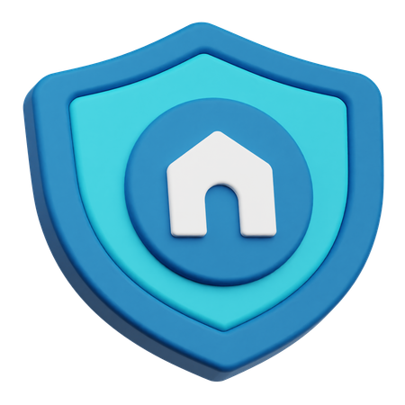 Protection Home  3D Icon