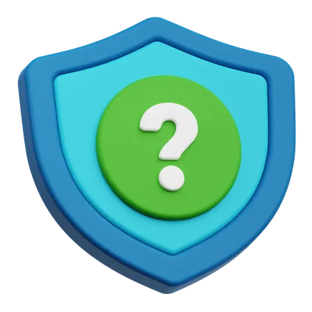 Protection inconnue  3D Icon