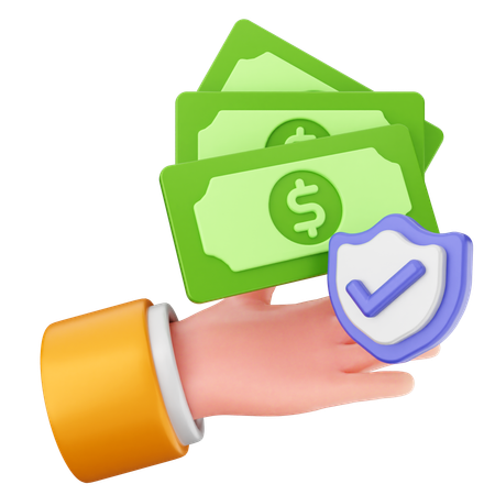 Protection Money  3D Icon