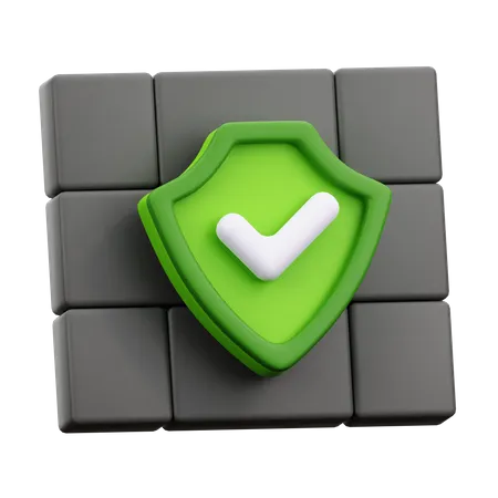 Protection des murs  3D Icon