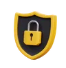 Protection padlock shield