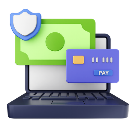 Paiement de protection  3D Icon