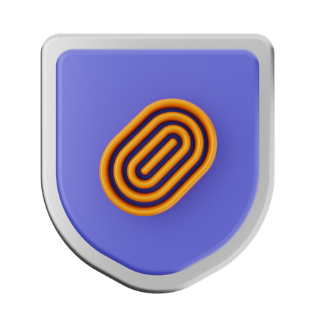 Protection anti-empreintes digitales  3D Icon