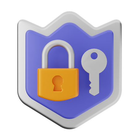 Protection par mot de passe  3D Icon