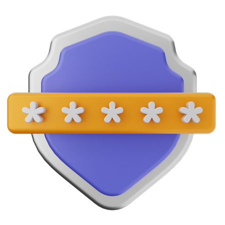 Protection par mot de passe  3D Icon