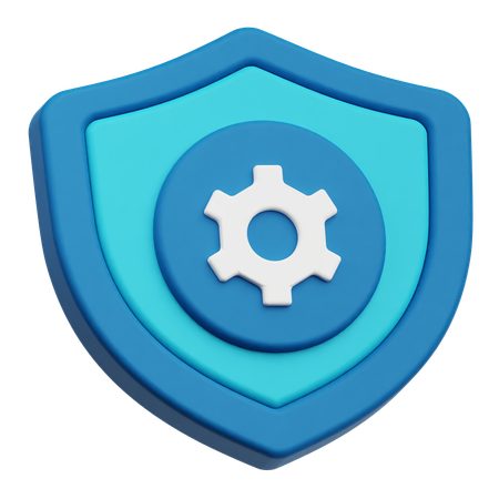 Paramètre de protection  3D Icon