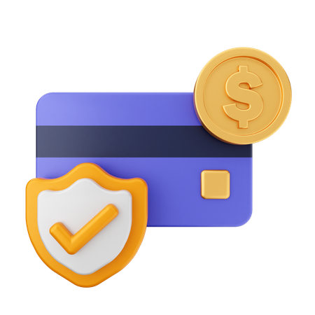 Protection Payment  3D Icon