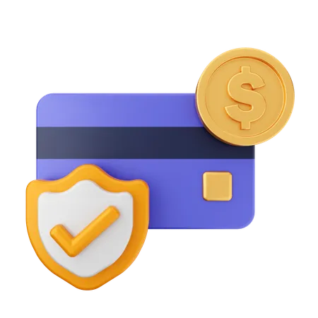 Protection Payment  3D Icon