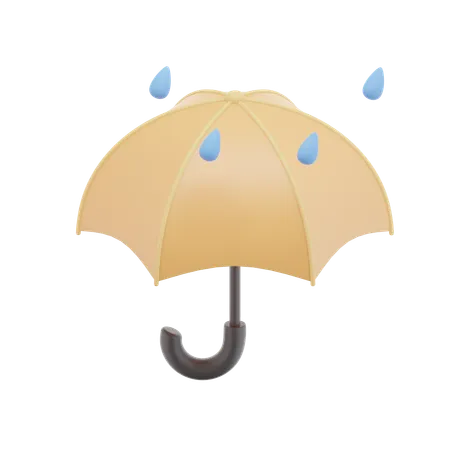 Protection contre la pluie  3D Icon