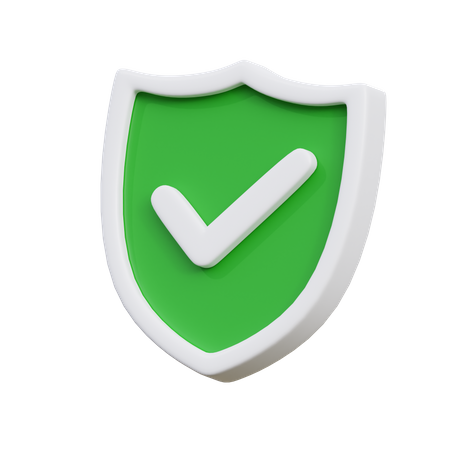 Protection shield  3D Icon