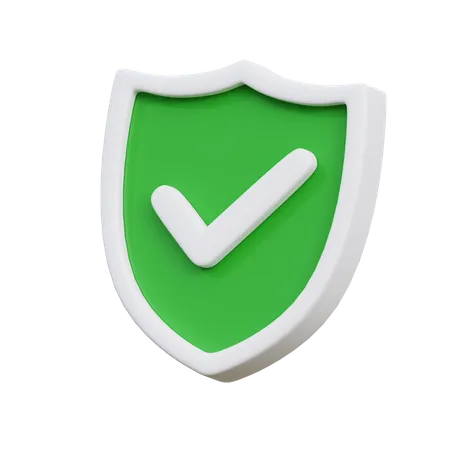 Protection shield  3D Icon