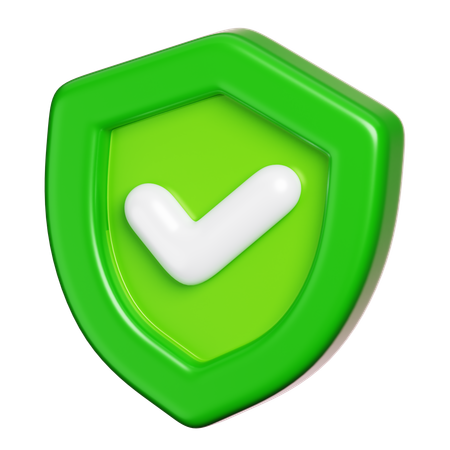 Protection Shield  3D Icon