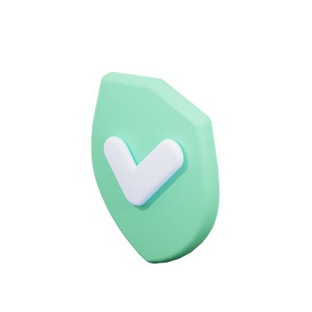 Protection Shield  3D Icon